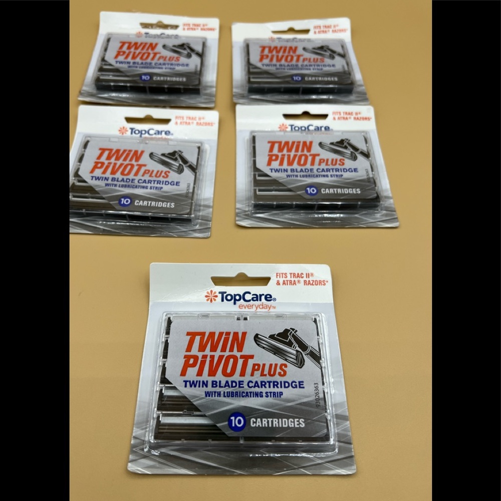 Top Care Twin Cartridge with Lubricating Strip 50pcs